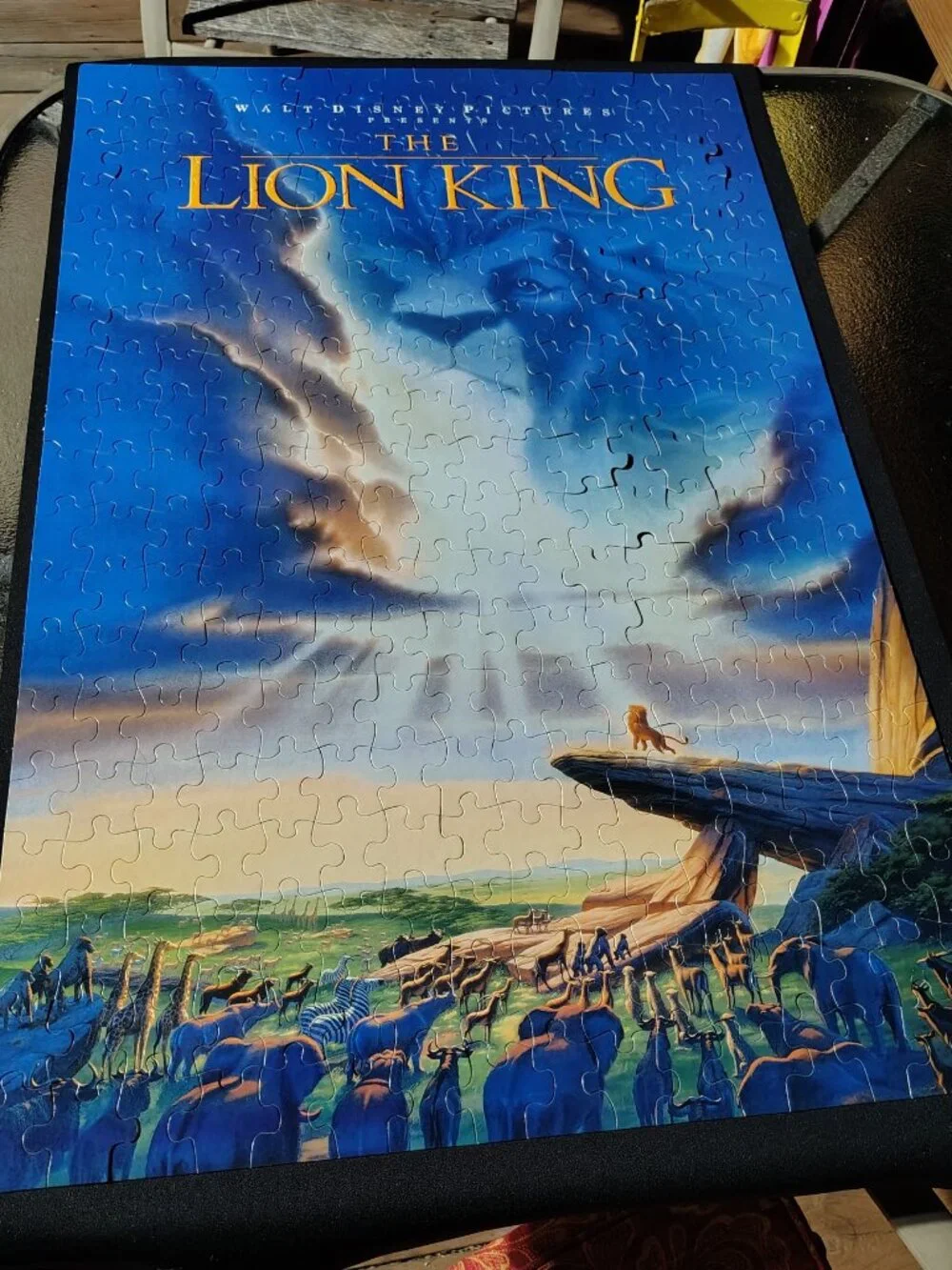 Golden Puzzle Disney's THE LION KING Movie Poster 300 pc puzzle #5243 Complete